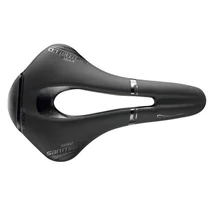 Selle San Marco Shortfit Supercomfort Open-Fit Racing Superwide férfi sport nyereg, 250x155 mm, 180g, feket​e