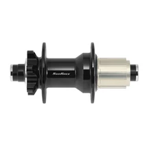 SunRace HBMX82 hátsó kerékagy, 32H, ipari csapágyas, átütőtengelyes (12x142 mm), kazettás lánckeréksorhoz, tárcsafékes, fekete