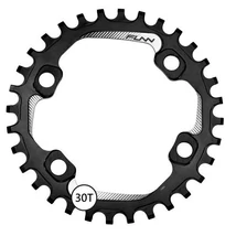 Funn Solo első lánckerék, 34T, 4x96 mm (aszimmetrikus), 1x10-11s, narrow-wide, alumínium, fekete