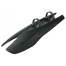 SKS X-Board Dark első sárvédő alsócsőre, gumipánttal, műanyag, fekete
