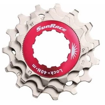 SunRace SPCS11 kazettás lánckeréksorhoz tartalék lánckerék, 11s, 11-13-15T, ezüst-piros