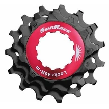 SunRace SPCS12 kazettás lánckeréksor, 12s, 11-13-15T, fekete-piros