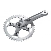 Sturmey Archer FCS750 négyszögtengelyes single speed hajtómű, 44T, 170 mm, alumínium, 3/32", ezüst színű