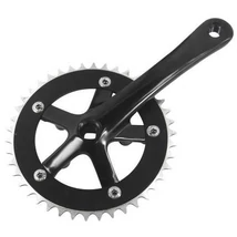 Sturmey Archer FCT22 négyszögtengelyes single speed hajtómű, 42T, 170 mm, 1/8", alumínium, fekete