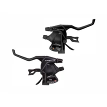 SunRace STM500 fék-váltókar szett (bal és jobb), 3x8s, fekete