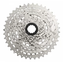 SunRace CSM680 8AY kazettás lánckeréksor, 8s, 11-42T, ezüst színű