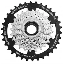SunRace MFM4S7 7CV menetes racsni, 7s, 13-34T