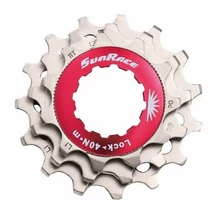 SunRace SPCS12 kazettás lánckeréksor, 12s, 11-13-15T, ezüst-piros