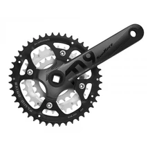 SunRace FCM914 négyszögtengelyes MTB hajtómű, 22-32-44T, 3x9s, 175 mm, alumínium, fekete