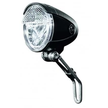 Trelock LS 583 BIKE-i Retro dinamós LED első lámpa, kapcsolóval, állófény funkcióval, fekete