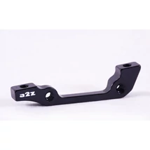 A2Z tárcsafék adapter 110-es papucstávolságú villához, első, IS-PM180, alumínium, fekete
