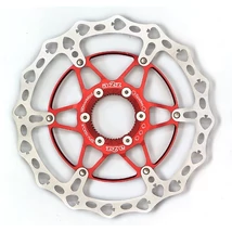 a2Z Teppan Yaki SPV alu küllős féktárcsa, Centerlock, 160 mm, piros