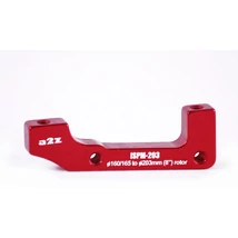 A2Z tárcsafék adapter villához, első, IS-PM203, alumínium, piros