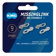 KMC Missing Link lánc patentszem,  9s, 2 pár
