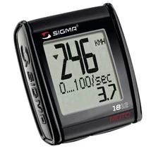 Sigma BC 18.12 Moto vezetékes kerékpár komputer,  fekete