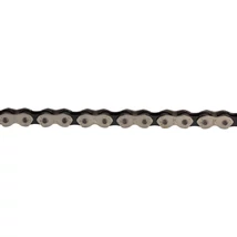 KMC K1 Narrow single speed kerékpár lánc, 1s (3/32 col), 112 szem, ezüst-fekete