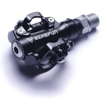 Bikefun Dual Trap SPD kompatibilis MTB patentpedál, fekete
