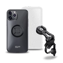 SP Connect Bike Bundle II 54434 kormányra szerelhető okostelefon tartó készlet, iPhone 12 Pro Max, vízálló takaróval