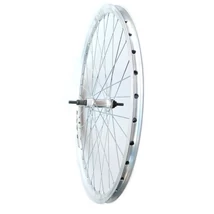 Beretta-Assess 26-os (559 mm) MTB hátsó kerék, csavaros tengellyel, menetes racsnihoz, ezüst színű