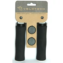 Velotech 1 bilincses keményhab markolat, 130 mm, fekete, fekete bilinccsel