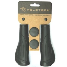 Velotech ergonomikus, bilincses markolat, 136 mm, fekete, 1 rejtett bilinccsel