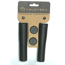 Velotech szilikon-szivacs markolat, 130 mm, fekete
