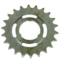 Velosteel 3 körmös single speed hátsó lánckerék kontrás agyakhoz, 22T, acél, szürke