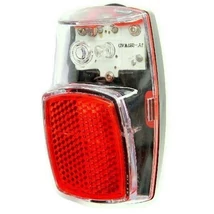 Velotech Retro 1 LED-es elemes lámpa sárvédőre, piros