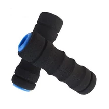 Velotech szivacs markolat vastag, fekete-kékbetét, 130 mm