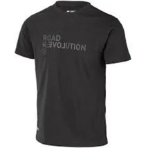DT Swiss Road Revolution póló, 95% pamut, S-es méret, sötét szürke