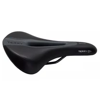 Terry Figura Max férfi komfort nyereg, 284x177 mm, anatómikus, fekete-szürke, 420g