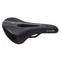 Terry Figura Max női komfort nyereg, 268x175 mm, anatómikus, fekete-szürke, 405g