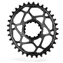 absolute BLACK MTB OVAL Boost 148 első lánckerék 32T, Sram DM, 1x9-12s, narrow-wide, alumínium, fekete