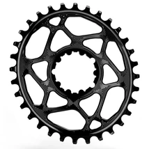 absolute BLACK MTB OVAL első lánckerék 30T, Sram Direct Mount, 1x9-12s, narrow-wide, alumínium, fekete