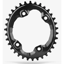 absolute BLACK MTB OVAL SLX, XT első lánckerék 34T, 4x96 mm (aszimmetrikus), 1x9-11s, narrow-wide, alumínium, fekete