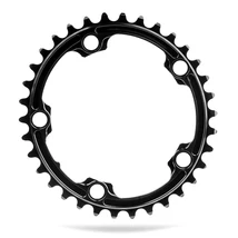 absolute BLACK ROAD OVAL Sram első lánckerék 34T, 5x110 mm 2x10-11s, alumínium, fekete