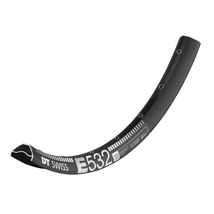 DT Swiss E 532 MTB felni, 29 col (622x35/30 mm), 28H, tárcsafékes, fekete, 615g
