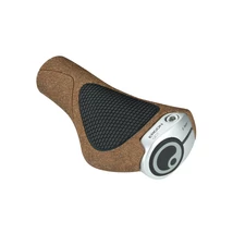 Ergon GC1 BioKork ergonómikus bilincses parafa markolat, 130 mm, barna-fekete, ezüst színű bilinccsel