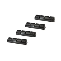 SwissStop RacePRO csere fékbetét gumi Campagnolo országúti fékhez, Original Black Compound, alu felnihez, két pár, fekete