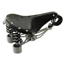 Brooks B135 férfi komfort nyereg, rugós, 289x205 mm, 1630 g, fekete