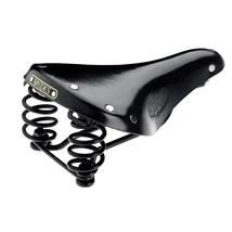 Brooks Flyer férfi komfort nyereg, rugós, 275x175 mm, 860 g, fekete
