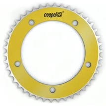 Csepel single speed első lánckerék 42T, 130 mm, 1s (1/8"), alumínium, arany színű