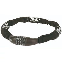 M-Wave számkombinációs láncos zár, 85 cm x 6 mm, fekete