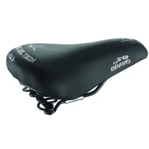 Monte Grappa 115 Bravo Soft Gel városi komfort nyereg, 275x180 mm, 660g, fekete