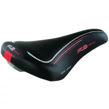 Monte Grappa K2 Gel tech sport-komfort nyereg, 270x160 mm,400g, fekete-piros