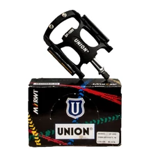 Union SP-1055 alu keretes alumínium pedál, ipari csapágyas, fekete
