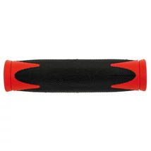 Velo két komponensű normál gumi markolat, 130 mm, fekete-piros