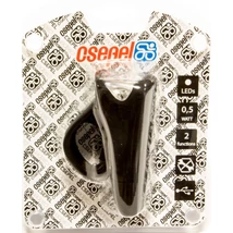Csepel első lámpa, USB-ről tölthető, Power LED, 0,5W, fekete