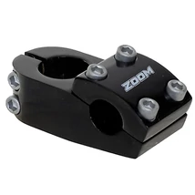 Zoom BMX A-Head kormányszár (stucni) 22,2 x 50 mm, 0 fok, alumínium, fekete