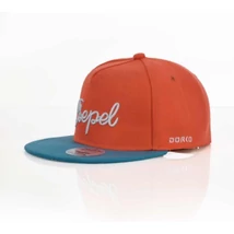 Csepel Dorko baseball sapka, unisex, unisize, narancs-kék